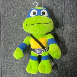 TMNT Teenage Mutant Ninja Turtles Mutant Mayhem 2023 Leonardo 8” Plush